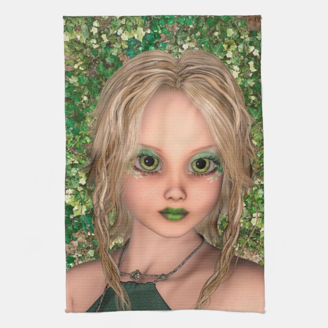 Little Fairy Kitchen Towel (Vertical)
