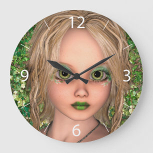 Little Fairy Large Clock