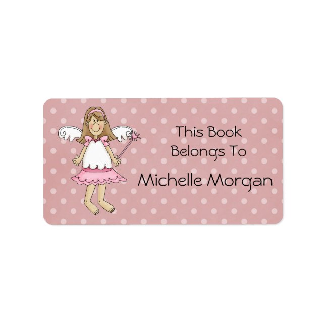 Little Fairy Princess Bookplate Label (Front)