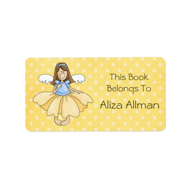 Little Fairy Princess Bookplate Label (Front)