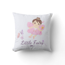 Little Fairy Throw Pillow 