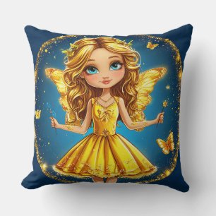Little Fairy Throw Pillow