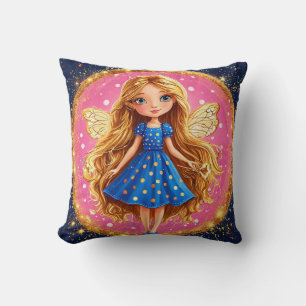 Little Fairy Throw Pillow