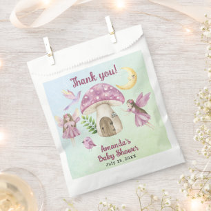 Little Fairy Whimsical Baby Shower Thank you Favour Bag