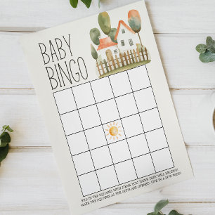 Little Farm Nursery Double Sided Baby Shower Game