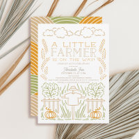 Little Farmer Harvest Scarecrow Baby shower