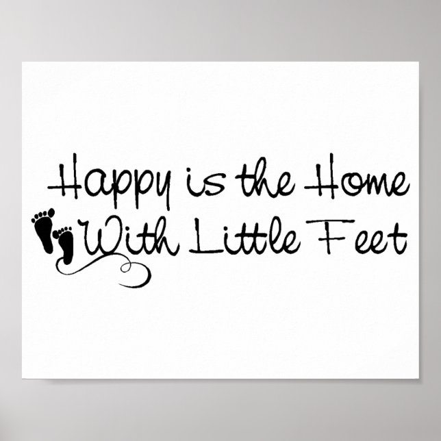 Little Feet-Happy Home Poster (Front)