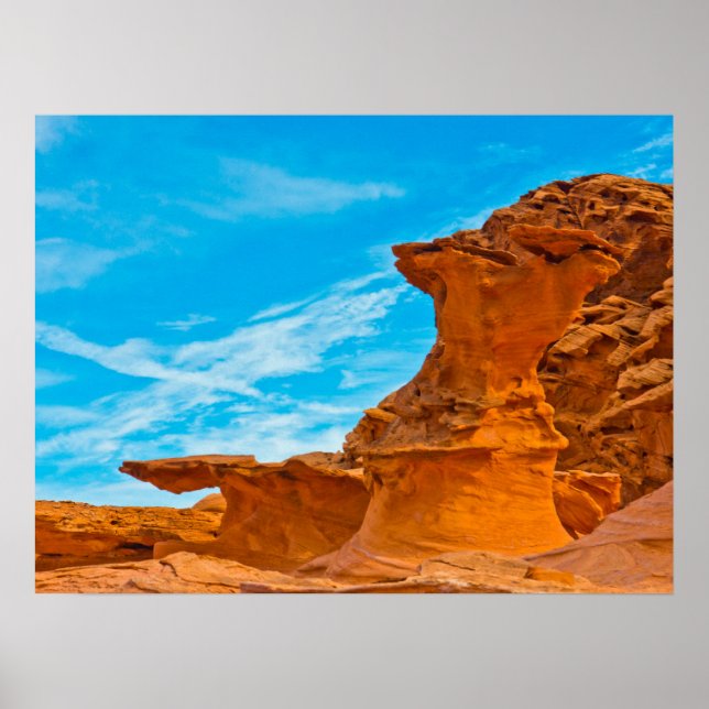 Little Finland Red Rock Sculptures Poster (Front)