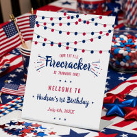 Little Firecracker 4th Of July 1st Birthday