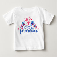 Little Firecracker 4th of July Birthday Patriotic