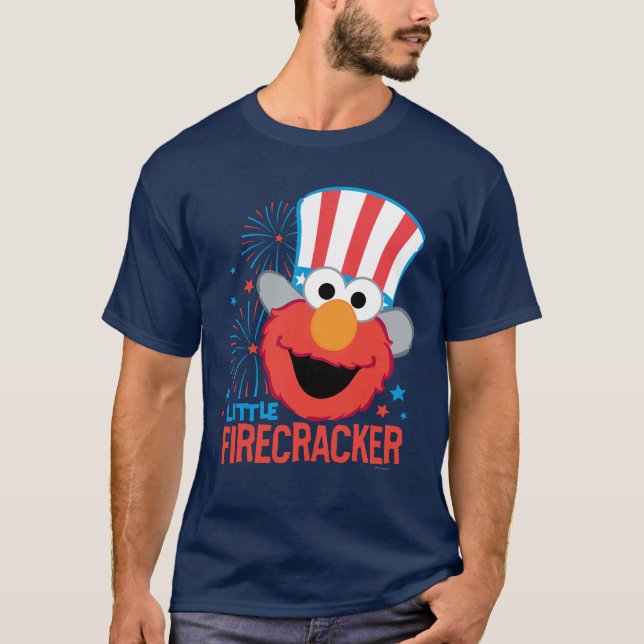 Little Firecracker Elmo T-Shirt (Front)