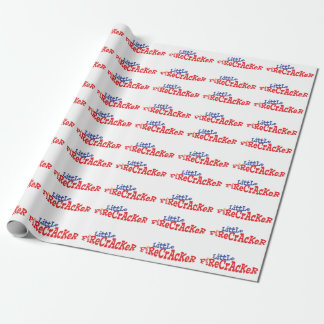 Little Firecracker Fourth of July Wrapping Paper