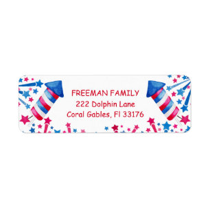 Little Firecracker July 4th Birthday Party Favour