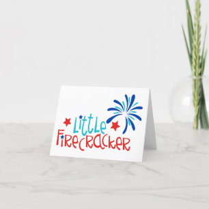 Little Firecracker Thank You Card