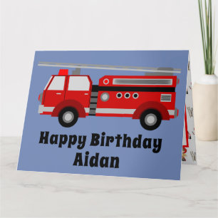 Little Fireman Card