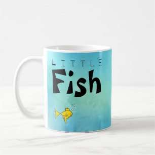 Little Fish Big Fish Funny Coffee Mug