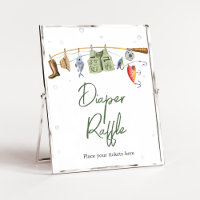 Little Fisherman Baby Shower Diaper Raffle