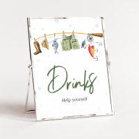 Little Fisherman Baby Shower Drinks