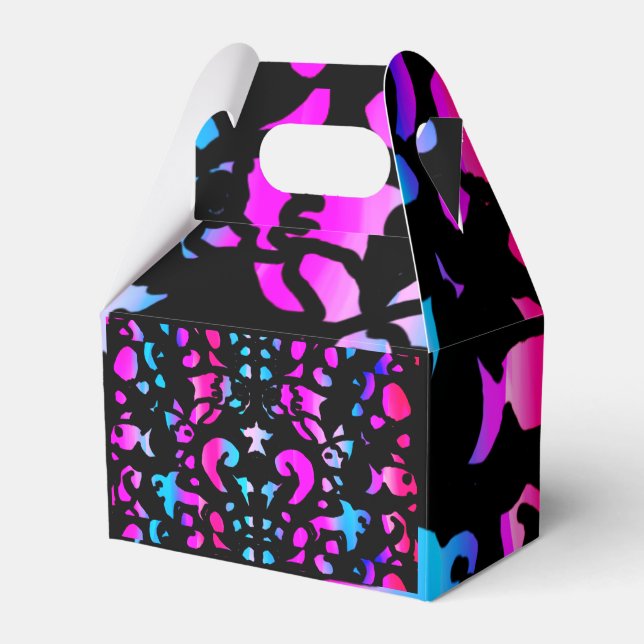 Little fishes gender reveal favor box (Front Side)