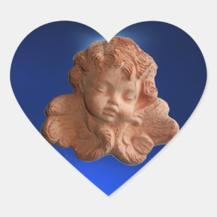 LITTLE FLORENTINE  ANGEL HEART HEART STICKER