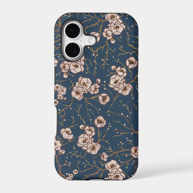 Little flowers light blue pattern (Back)