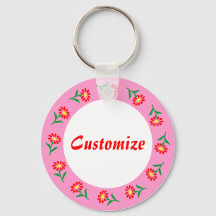 Little Flowers Template Keychain