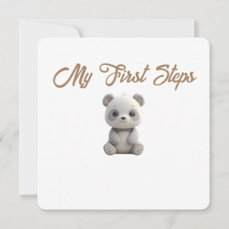 Little Forest Friends Baby Milestone Card –My Firs