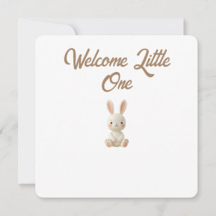 Little Forest Friends Baby Milestone Card – Welcom