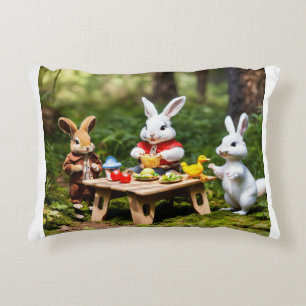 Little Forest Friends Lunch Time Accent Pillow