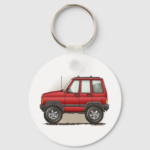 Little Four Wheel SUV Car Keychain