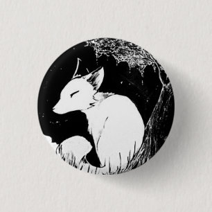 Little Fox 1 Inch Round Button