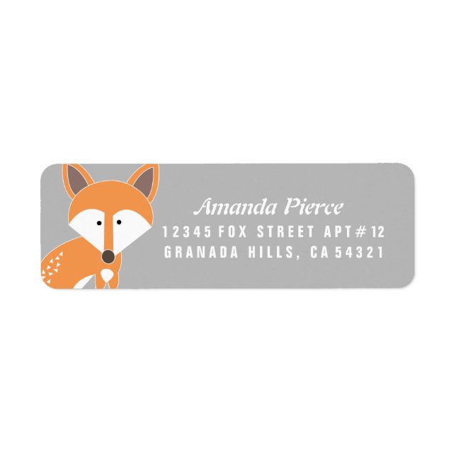 Little Fox Address Labels (Front)