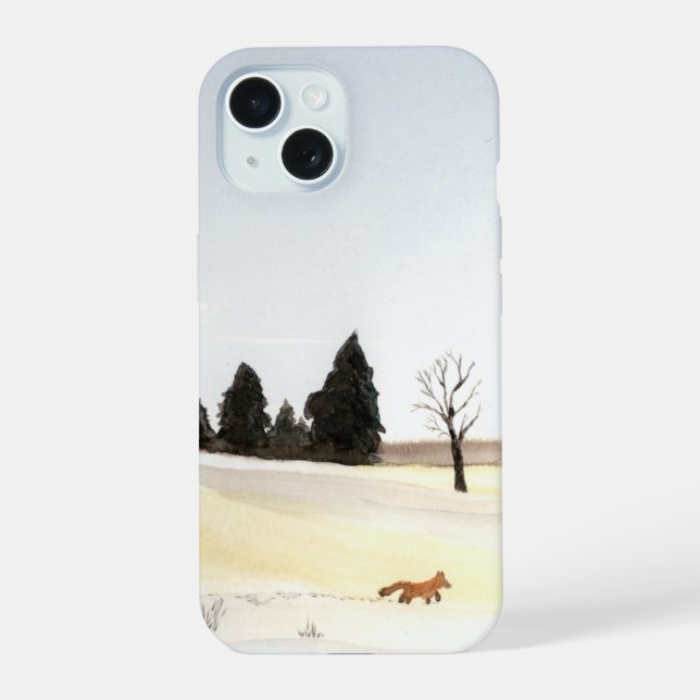 Little Fox iPhone 15 Case (Back)