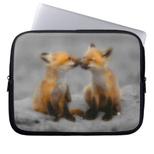 Little Fox Love Laptop Sleeve