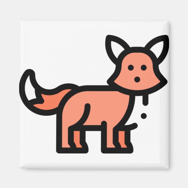 Little Fox Magnet (Front)
