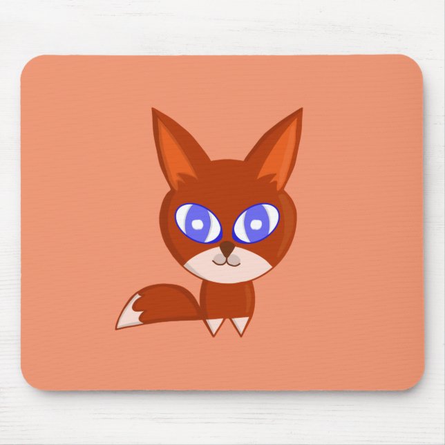 Little Fox Mouse Pad (Front)
