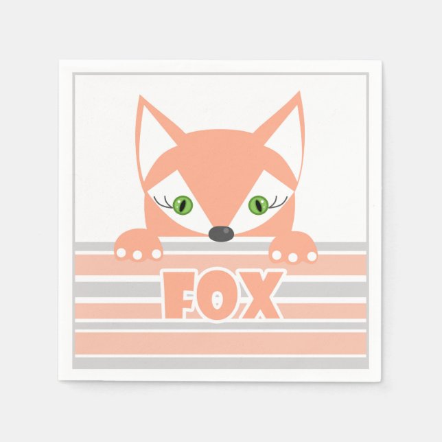 Little Fox Napkin (Front)