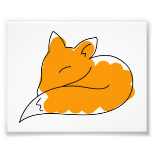 Little fox  photo print