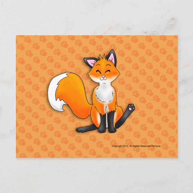 Little fox postcards (Front)