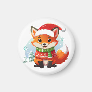 Little Fox’s Christmas Eve Magnet