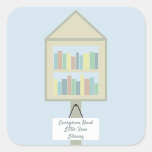 Little Free Library Personalized Stickers