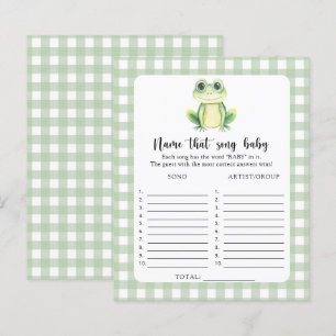 Little Frog baby shower - Name that Baby Song