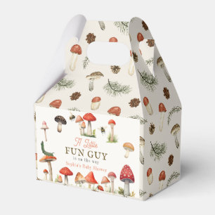 Little Fun Guy Mushroom Bee Boy Baby Shower Favor Box