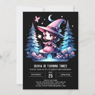 Little Fun Wizard Birthday Invitation