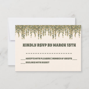 Little Fungi Gender Neutral Baby Shower RSVP Card