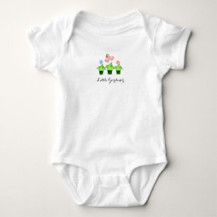 "Little Gardener" Cute flower plants Baby Bodysuit