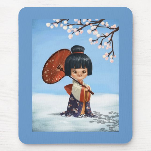 Little Geisha Mousepad (Front)