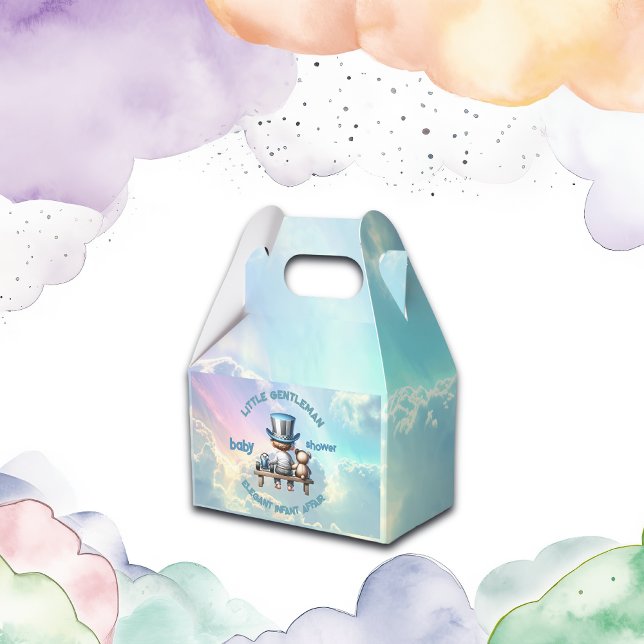 Little Gentleman Baby Shower | Favor Box (Creator Uploaded)
