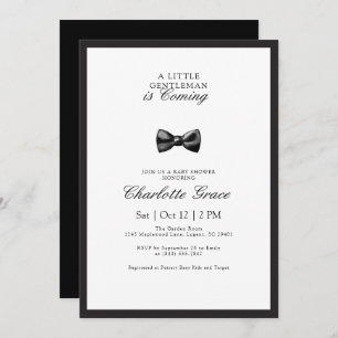 Little Gentleman Baby Shower Invitation