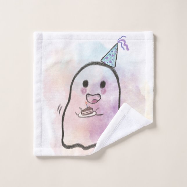 Little ghost celebration  wash cloth (Wash Cloth)
